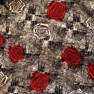 Black & Red Rose Large Lularoe Michael